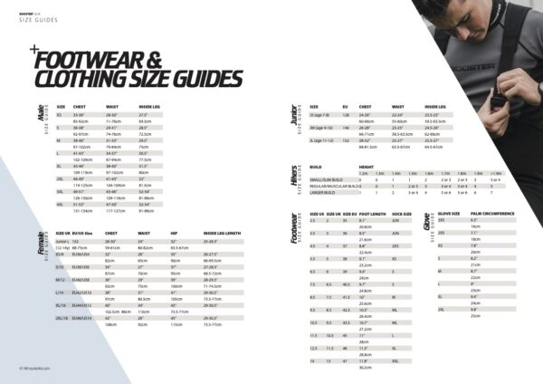 Size Chart Rooster